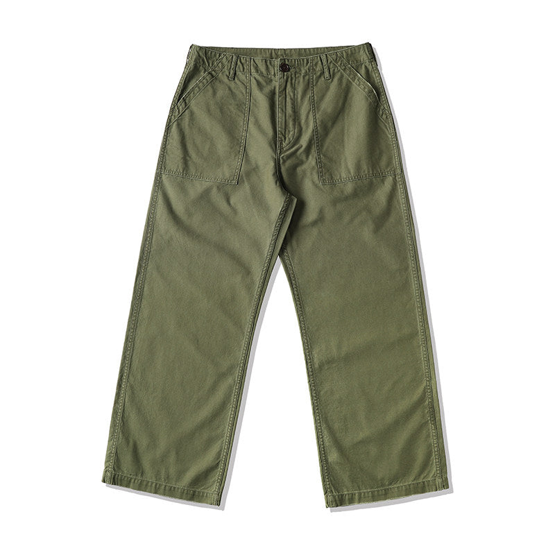 Olive Green Fatigue Trousers #MC004