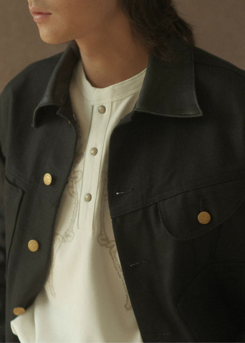 Mackinaw Wool Canvas Cruiser jacket  #MC006