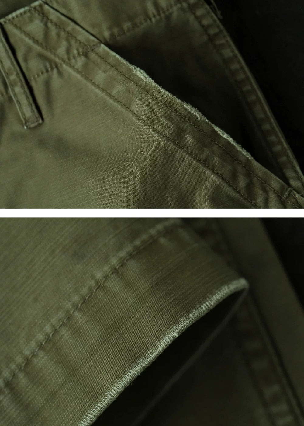 Olive Green Fatigue Trousers  #MC004