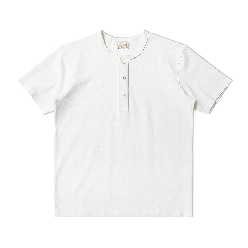 Regular-Fit Henley T-shirt  #MC002